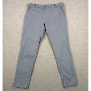 Lululemon Pants Mens 36x32 Blue Commission Slim Fit Performance Preppy Chino